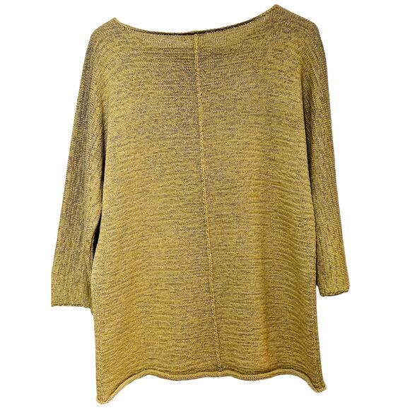 J Jones New York Sweater Top Tunic Brown/Tan Size Medium - Picture 3 of 6